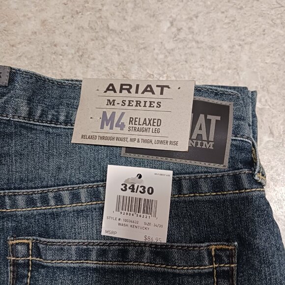NWT men's Ariat M4 relaxed 34/30 - Picture 2 of 3
